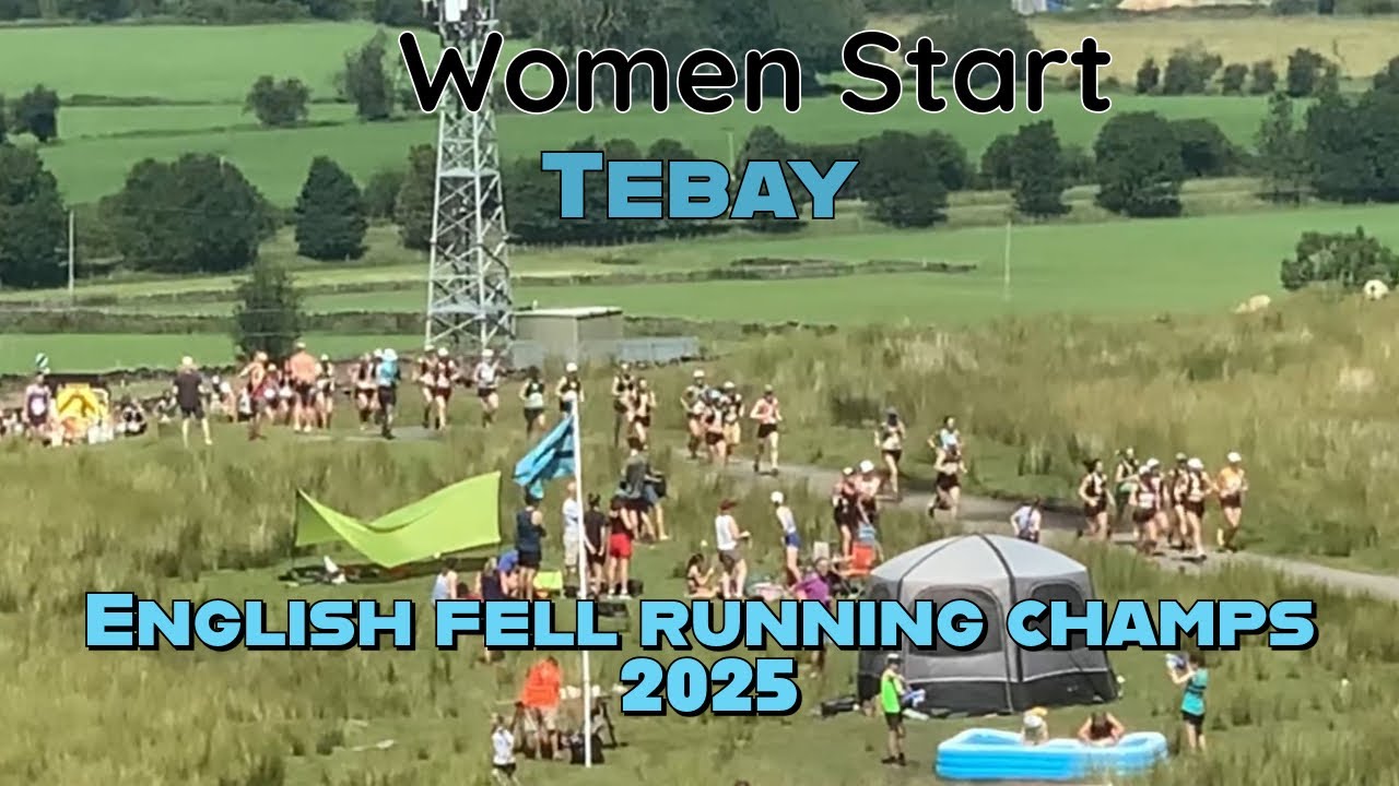 English Fell Running Championship 2025 Tebay: Women 1st climb