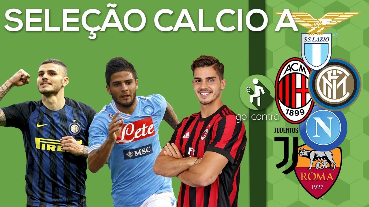 MONTAMOS AS SELEÇÕES DO CAMPEONATO ITALIANO (Calcio A)