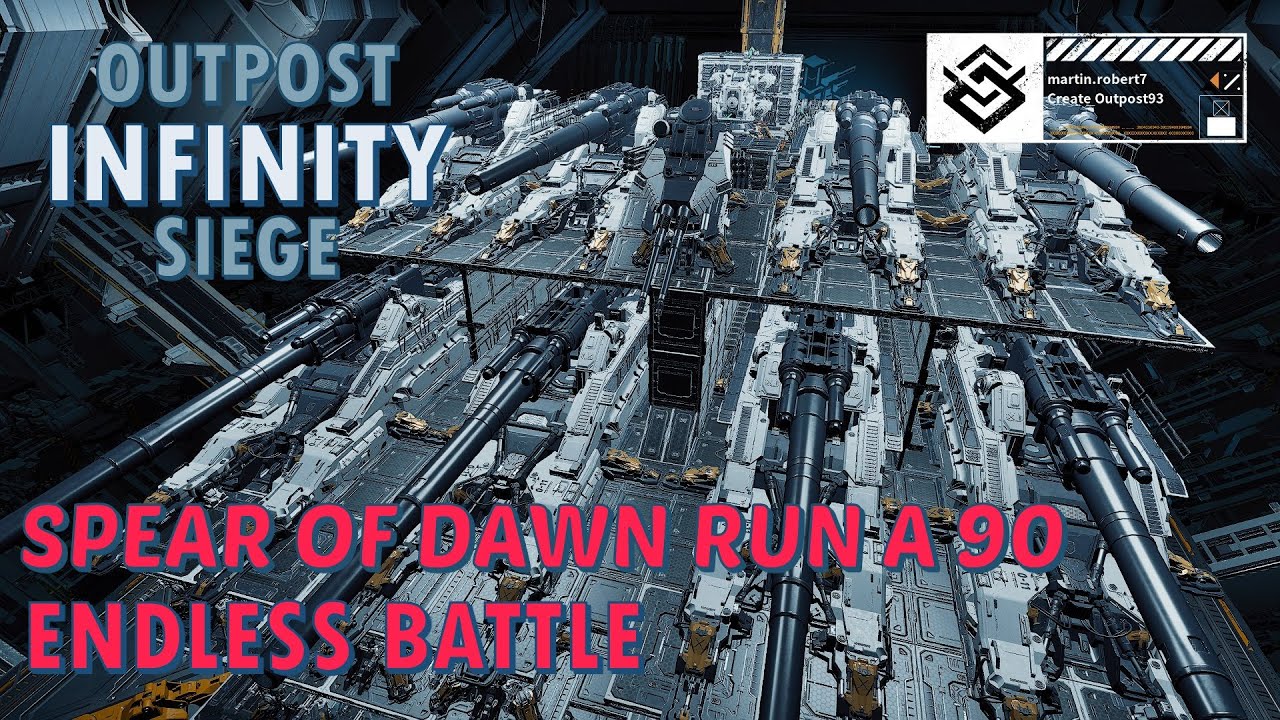 Level 90 run Outpost Infinity Siege endless battle