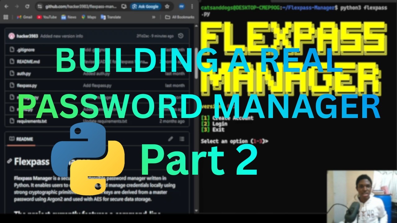 Building a Secure Password Manager in Python (Part 2) | Input Validation & Account Switching