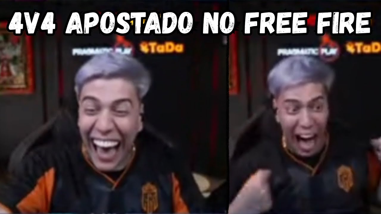 YURI JOGANDO 4V4 NO FREE FIRE APOSTADO