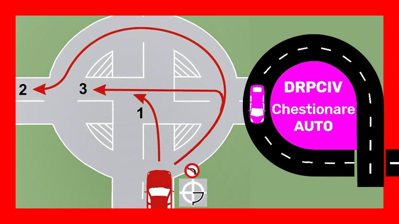 #29 Chestionare auto DRPCIV explicate si rezolvate categoria B