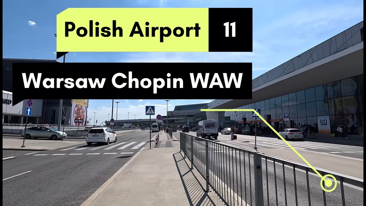 Polish Airport Warsaw WAW 4K