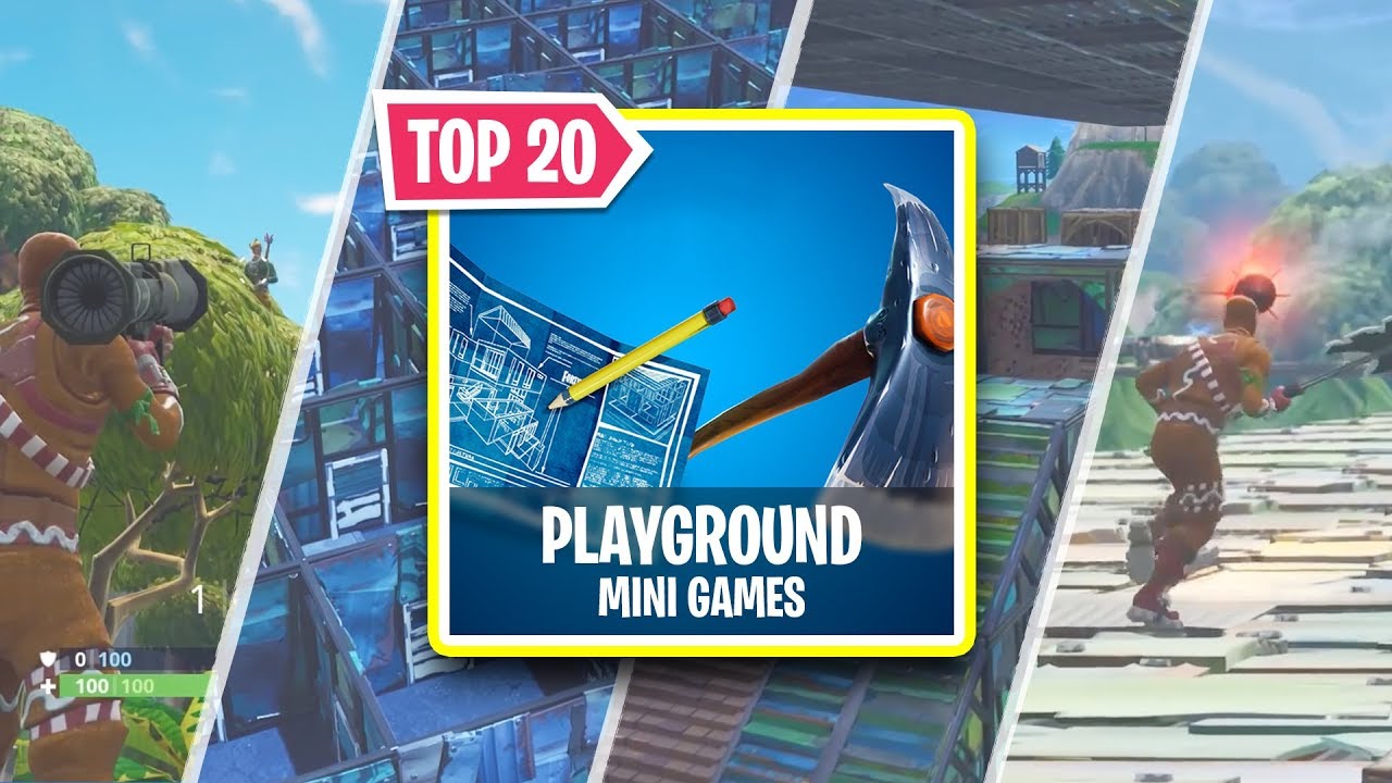 20 MINI GAMES YOU CAN TRY IN FORTNITE (Fortnite Custom Games)