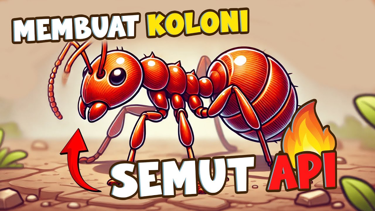 Gue Membangun KOLONI SEMUT API Dari 0 Sampai 100 Ekor Di Empires Of The Undergrowth