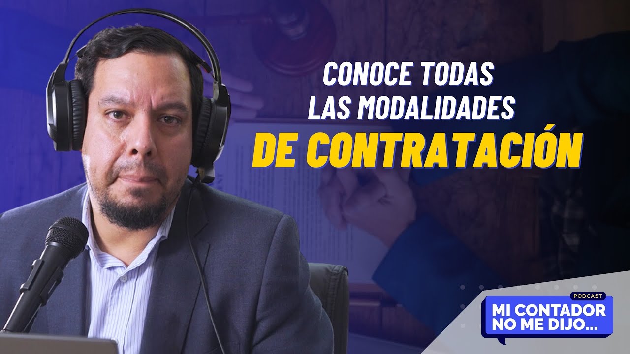 Analizamos todos los TIPOS de CONTRATOS LABORALES.  #podcast Mi Contador No Me Dijo