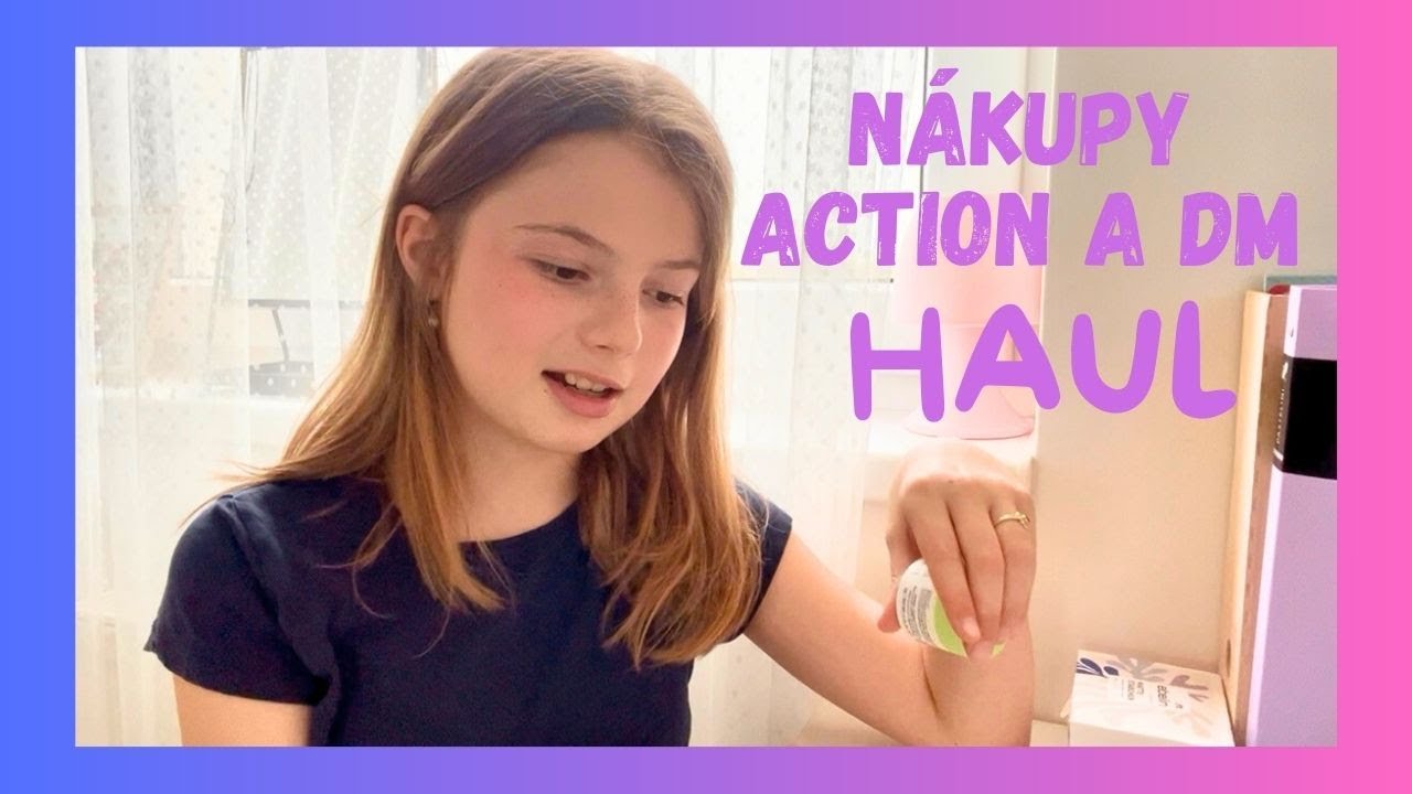 NÁKUPY A HAUL DM A ACTION🤩