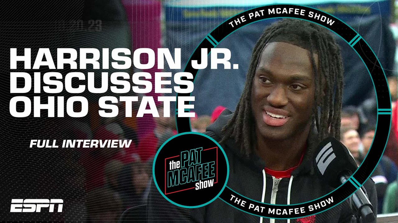 Marvin Harrison Jr. FULL INTERVIEW: Playing at Ohio State & avoiding outside noise | Pat McAfee Show