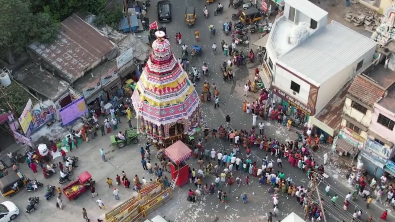  கும்பகோணம் ஸ்ரீ காசிவிசுவநாதசுவாமி ஆலய மாசிமகப் பெருவிழா தேரோட்டம்