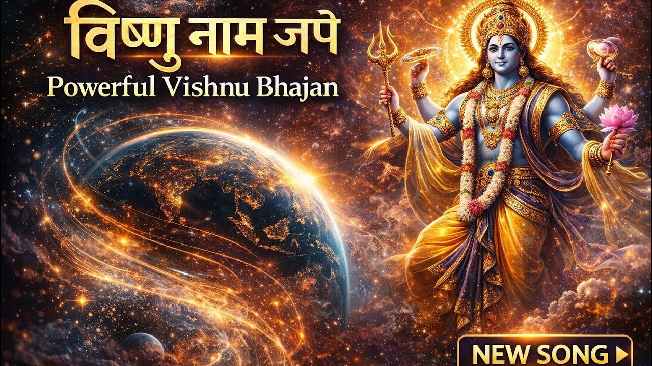 विष्णु नाम गर्जेरे | Powerful Vishnu Bhajan | Hari Hari Bol | #Narayan Mantra #bhakti #viral 