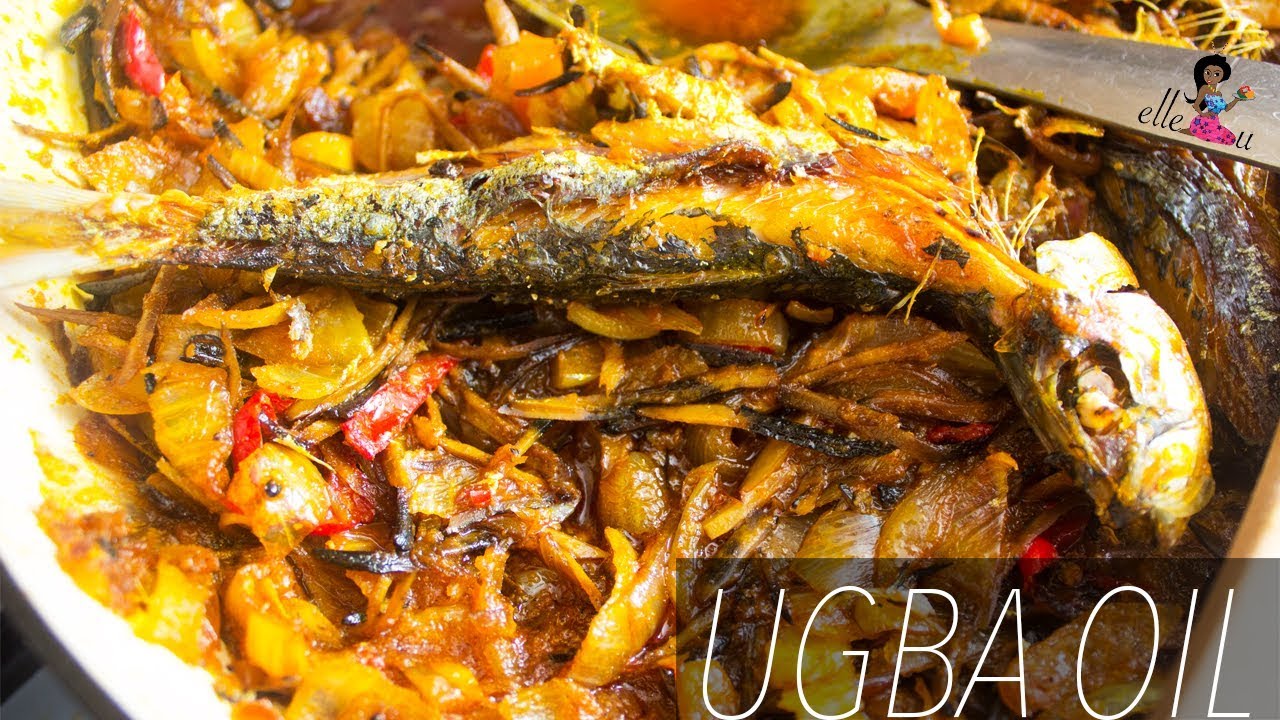 How to Make Ugba and Onions Oil | Yam Sauce | Nigerian Food Recipes