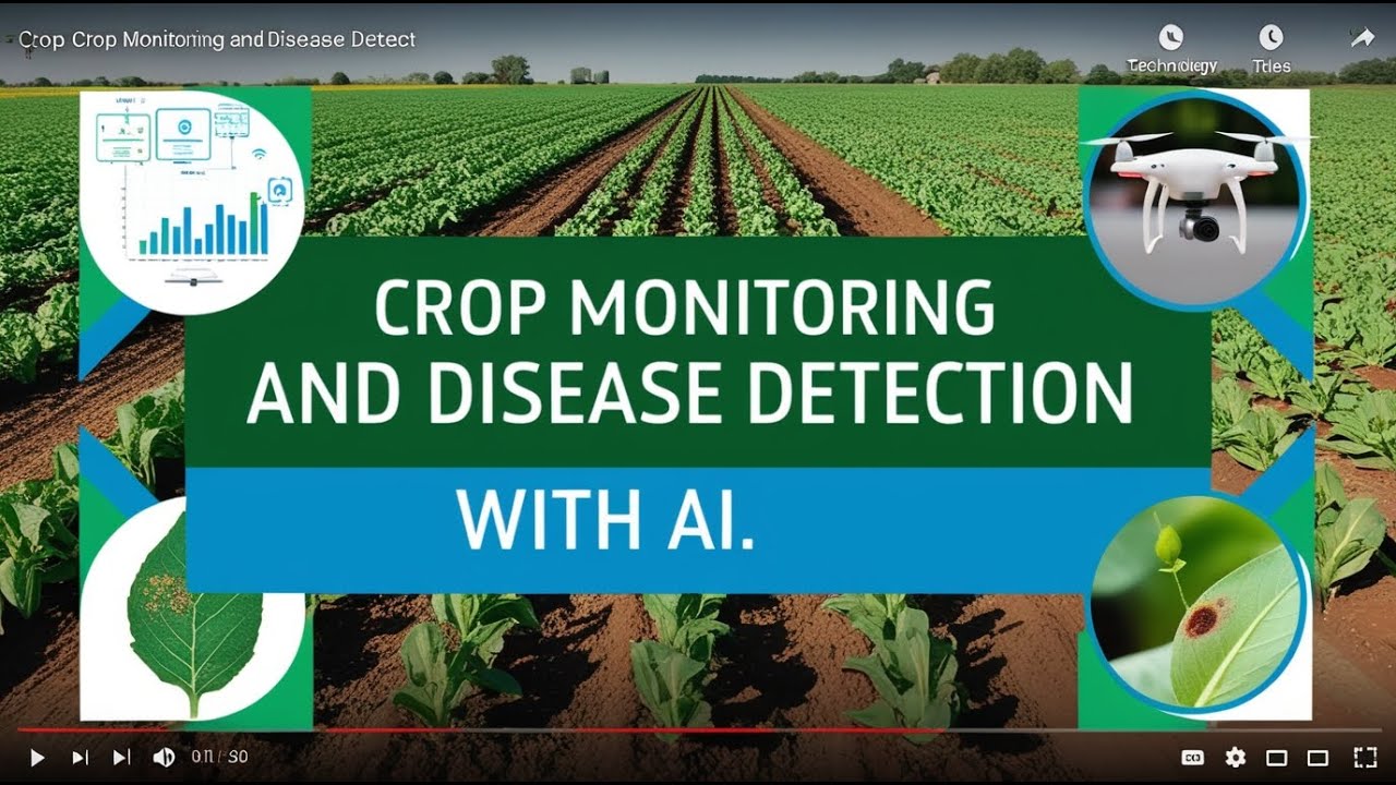 Crop Monitoring and Disease Detection with AI