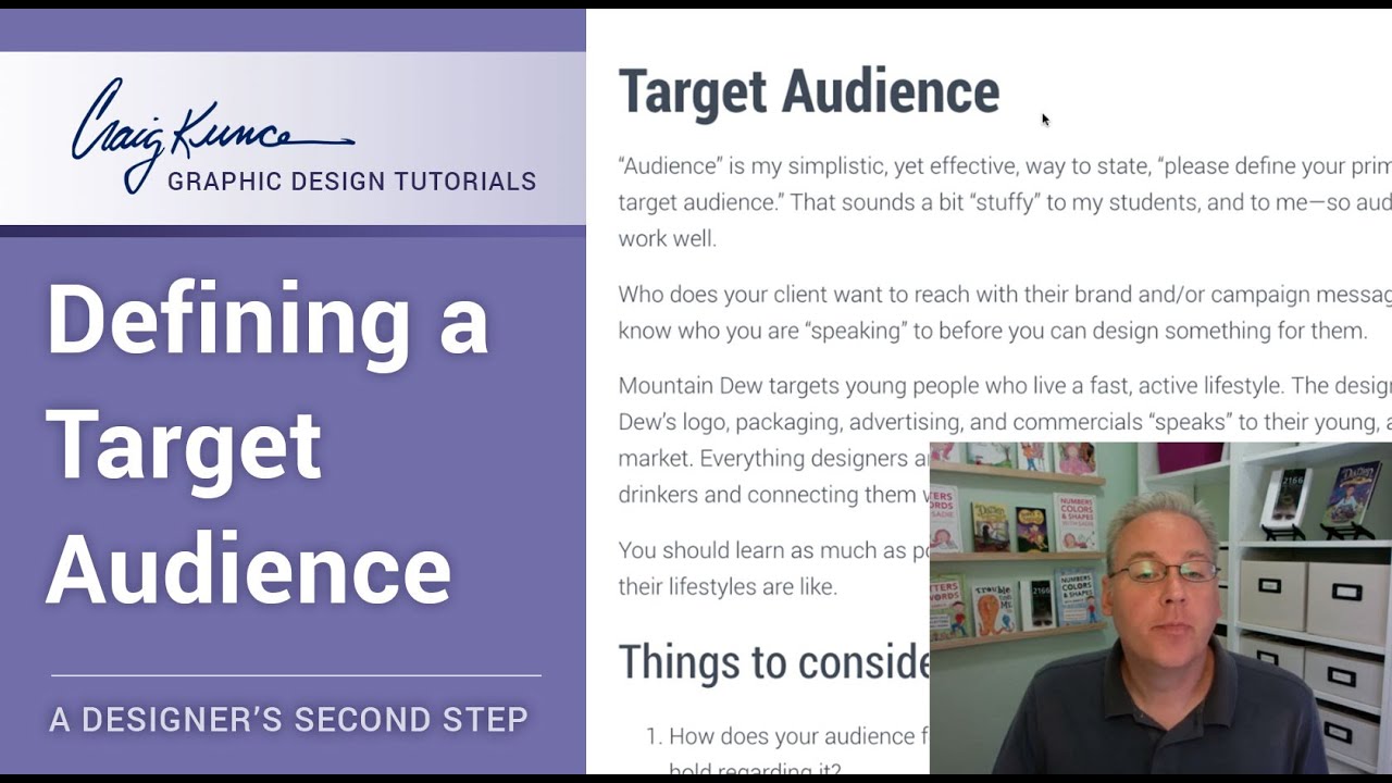 Defining a Target Audience (for Graphic Designers)