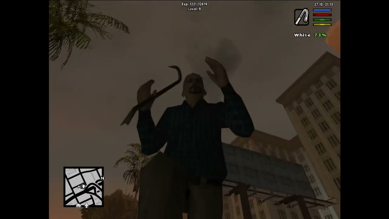 GTA Zombie Andreas | gameplay #2 capture military base, cleaning area