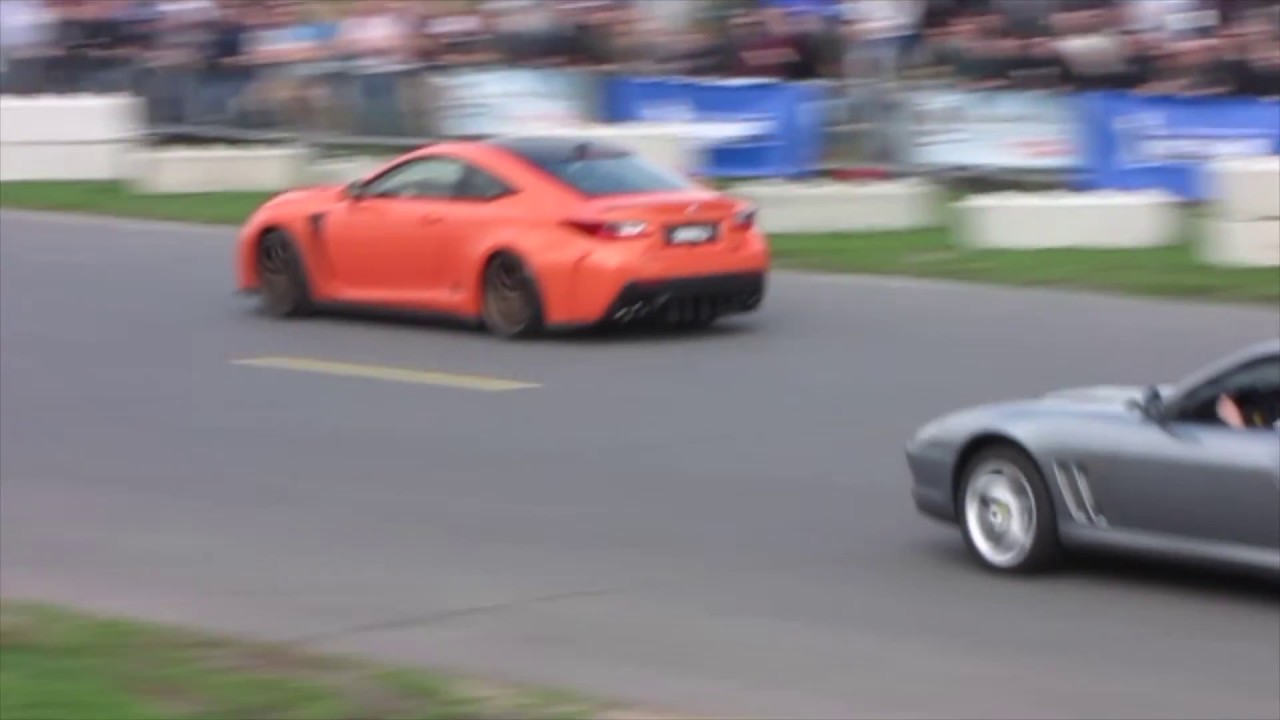 LEXUS RCF DRAG RACE VS AUDI R8 VS PORSCHE VS FERRARI !!!! SPRING EVENT 2018