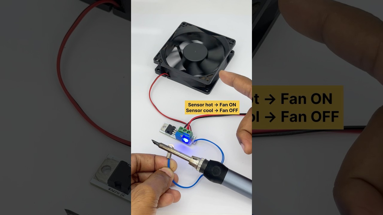 Build Automatic Temperature-Controlled Fan