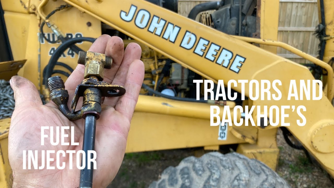 Замена ручного топливного инжектора John Deere