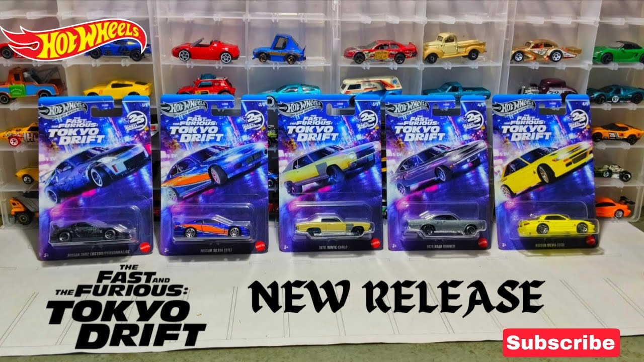 Unboxing New releases Hot wheels fast and furious Tokyo drift silver series 🤯| full review 👍🏻♥️.