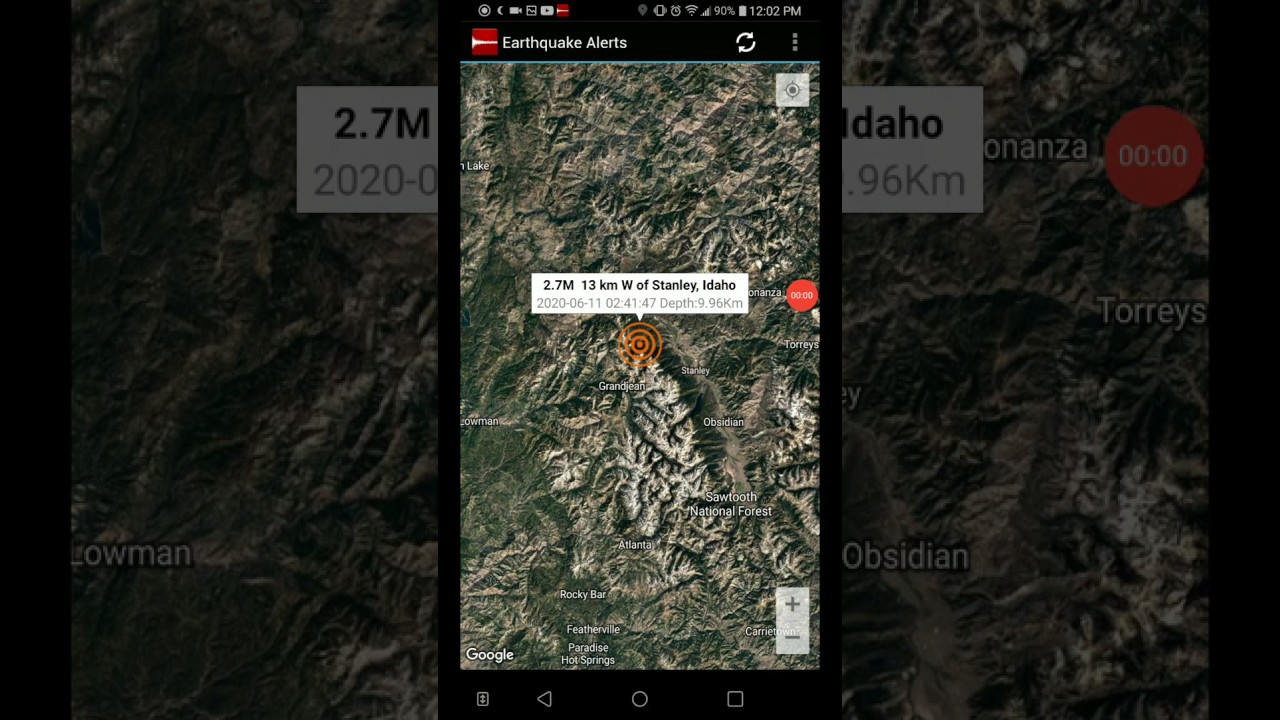 2.7 Earthquake Stanley, Idaho 6-11-20