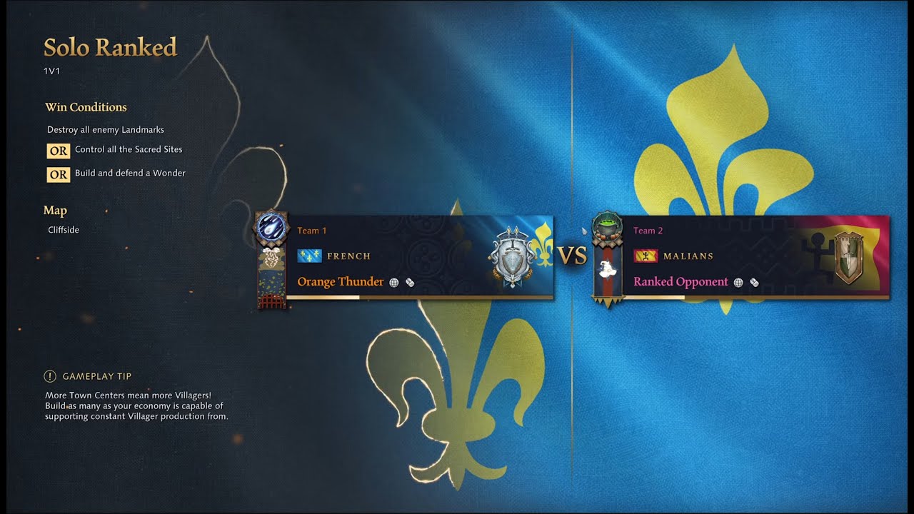 Age of Empires 4 Quest from Platinum to Conqueror! French vs French! Season 12