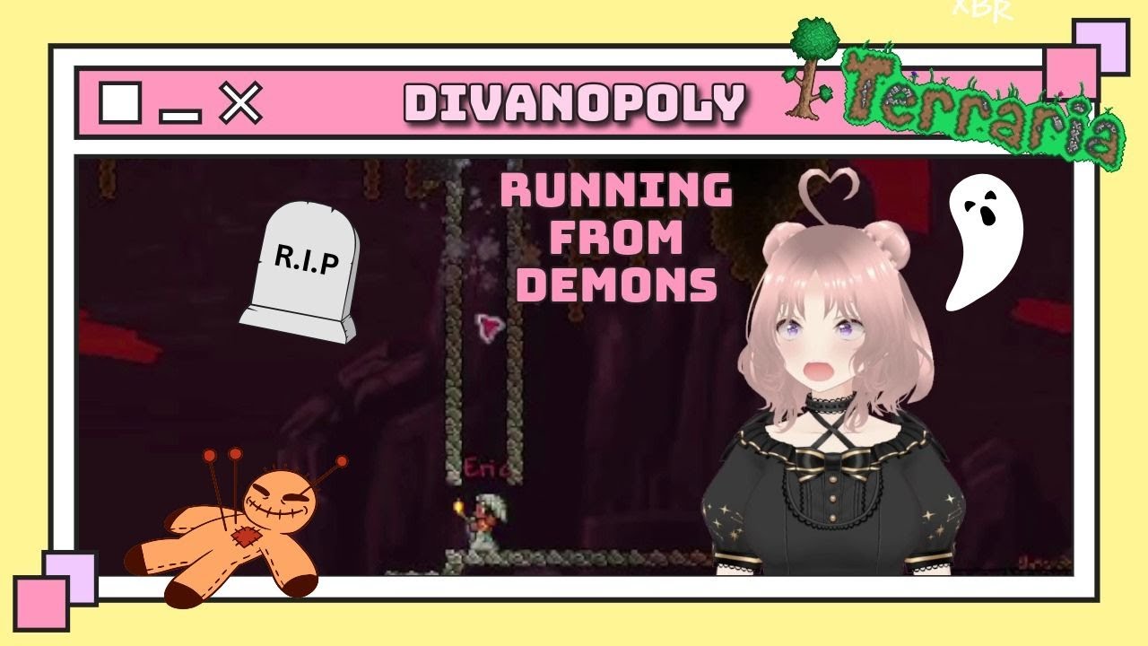 Running from Demons😈|| Divanopoly Plays Terraria (Part 6)