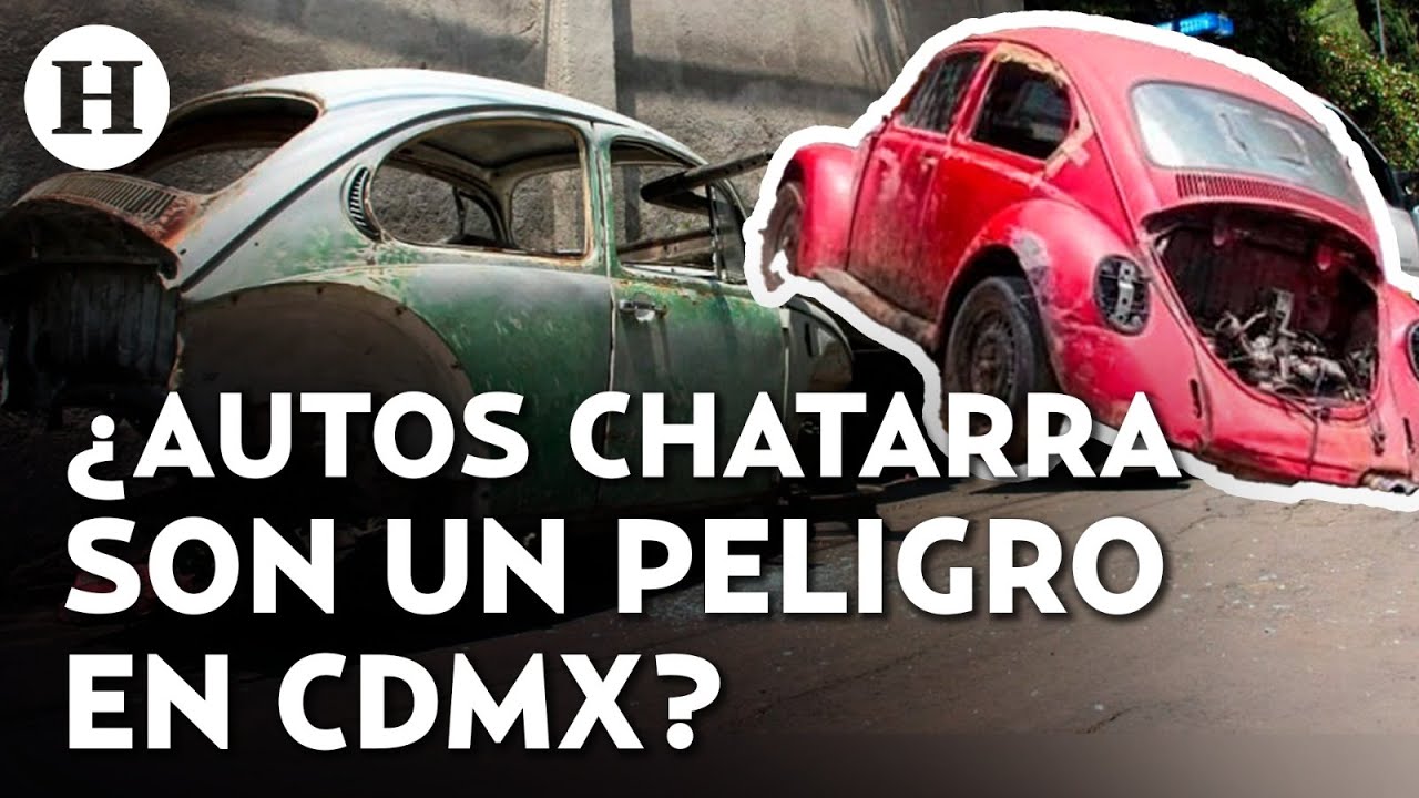 ¡Chatarrizan 2 mil autos abandonados! Vehículos llevaban años sin moverse en calles de CDMX