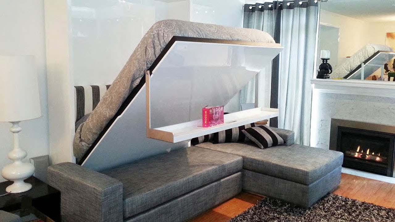 कम जगह के हिसाब से बनाए गए शानदार फर्नीचर ✅ Space Saving Furniture Ideas -1