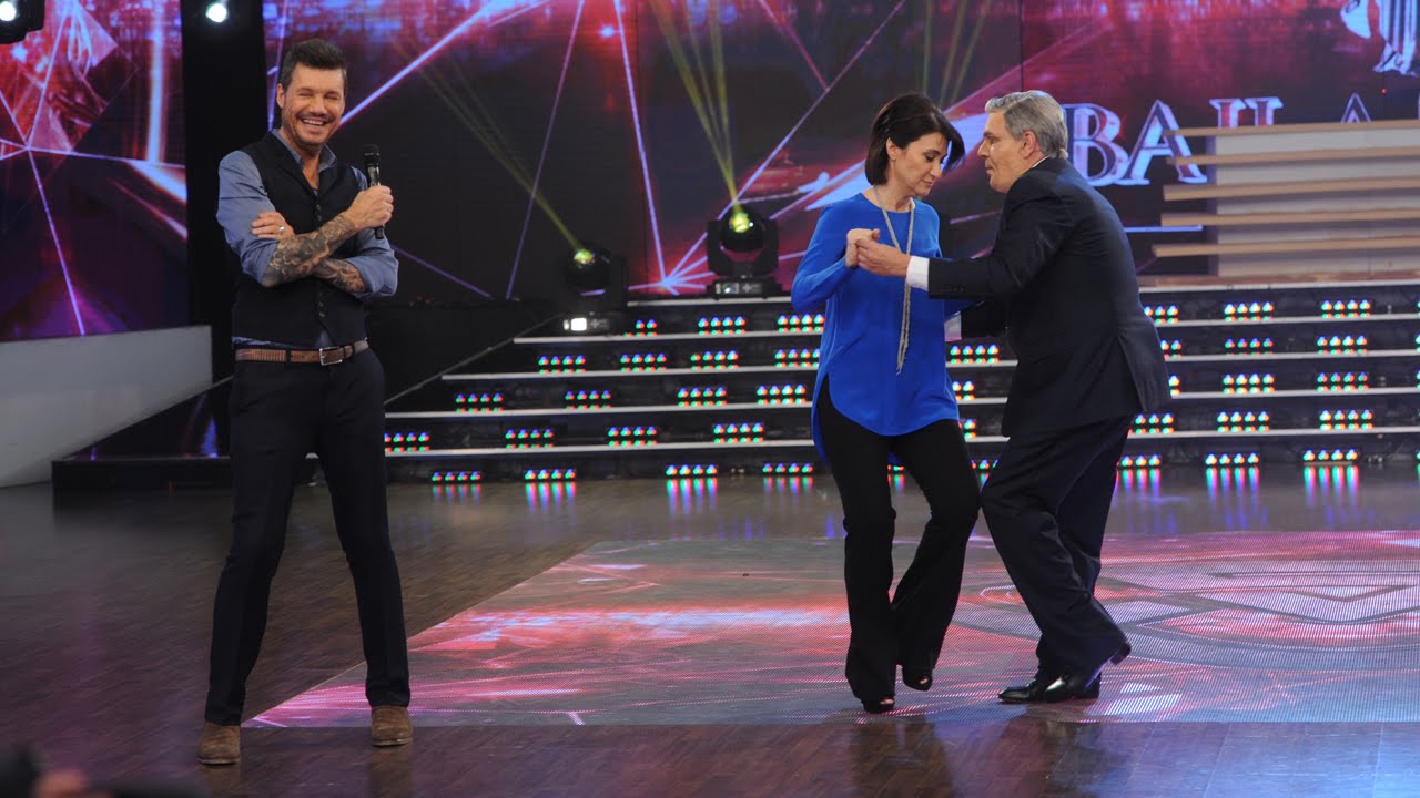 Santo Biasatti dio las noticias  y bailó con María Laura