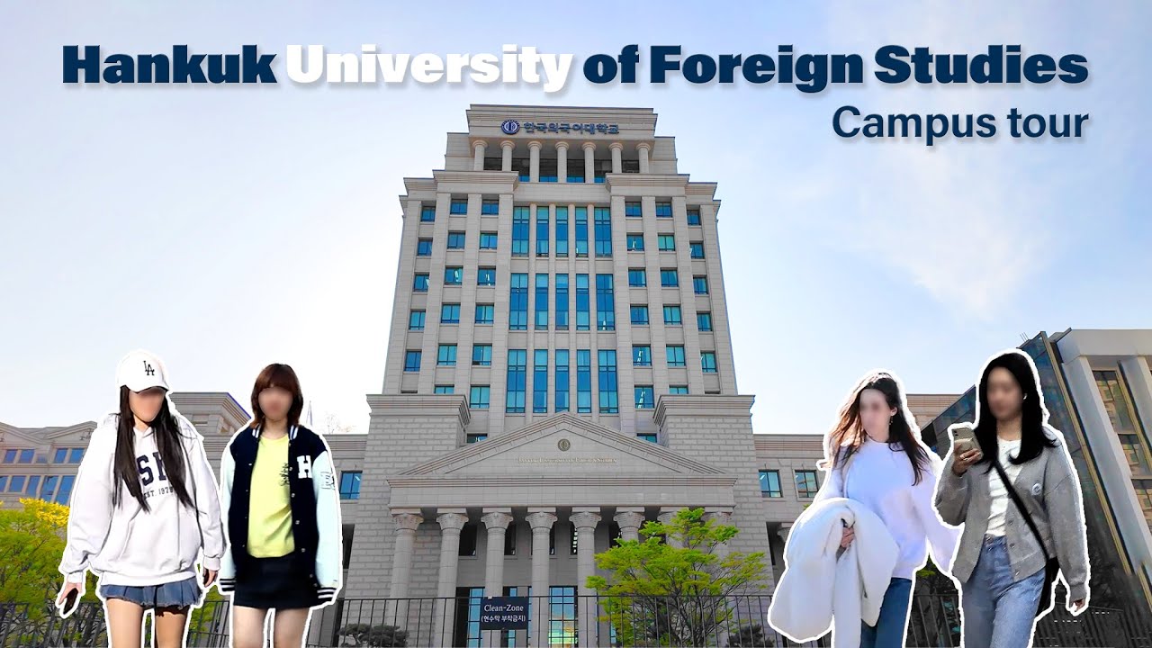 🌸🌸같이 걷는 한국외대 캠퍼스 투어 | 서울 캠퍼스 | Hankuk University of Foreign studies Tour | 4k HDR | KOREA College