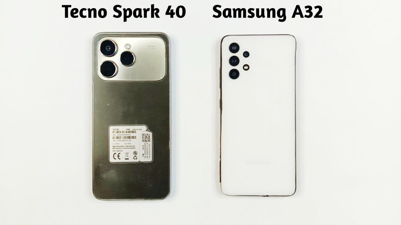 Tecno Spark 40 Vs Samsung Galaxy A32 | Speed Test & Comparison 