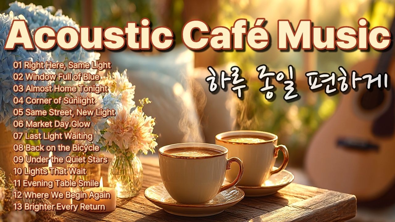 ☕🌿 Уютный акустический поп-кафе | Музыка для поездок, работы и хорошего настроения 🚗✨