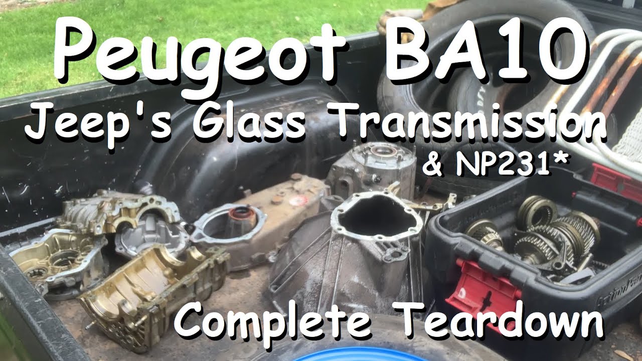 Peugeot BA10 Jeep's 5 Speed Manual 