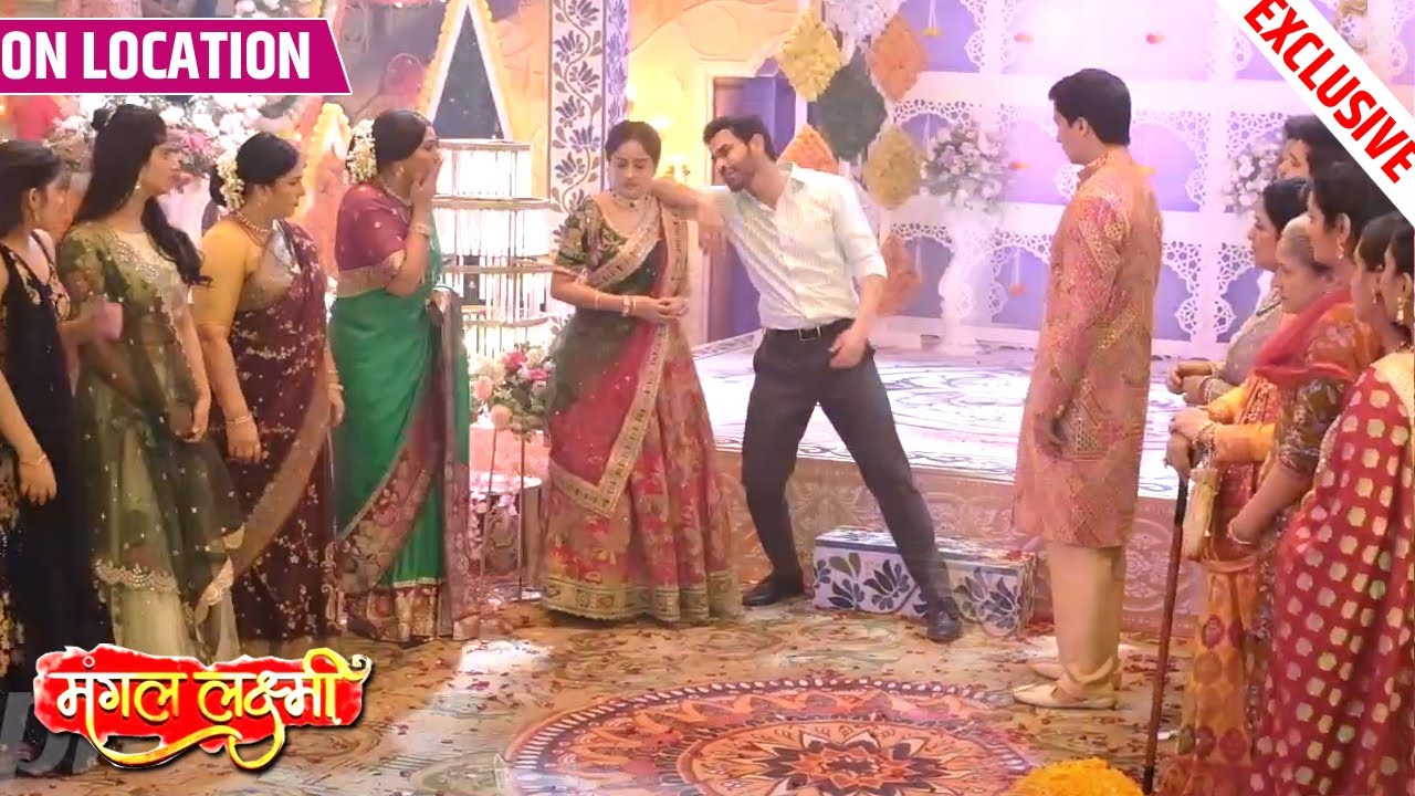 Mangal Lakshmi | Adit Ne Mangal Aur Kapil Ke Mehndi Mein Sharab Pike Kiya Hungama | On Location