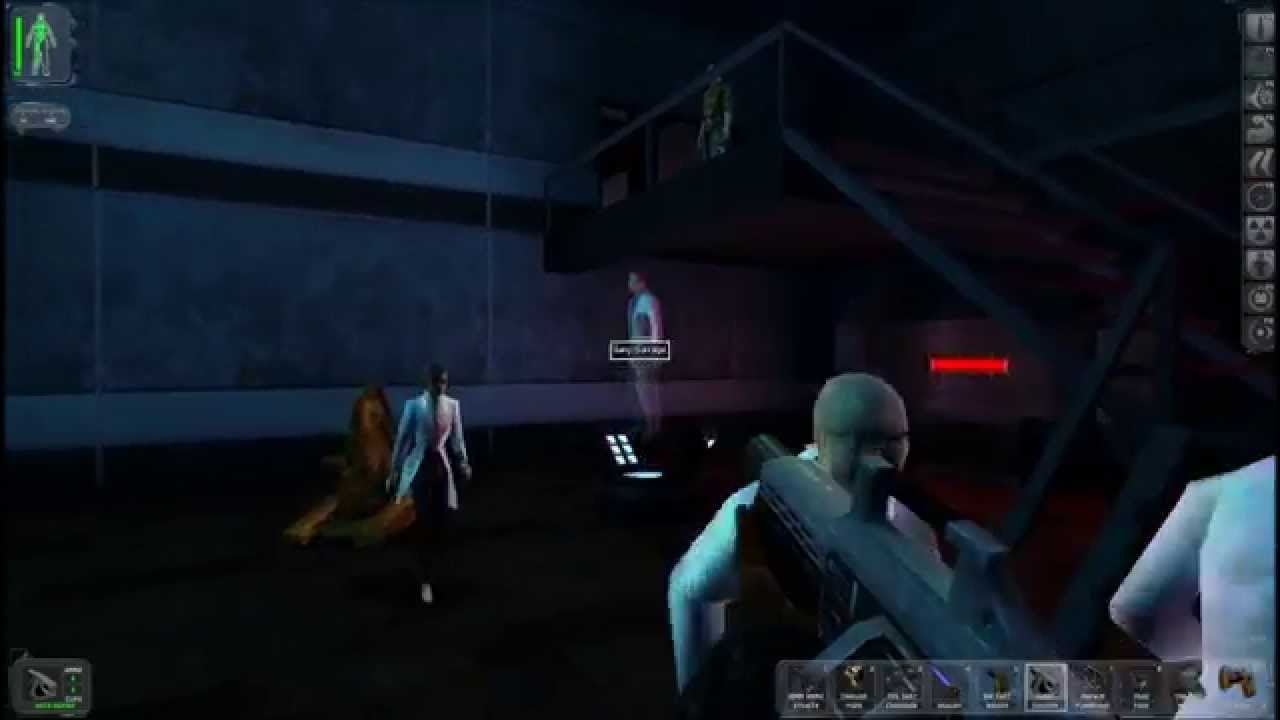 Bob Page's hologram is SHOOTING?! -  Deus Ex