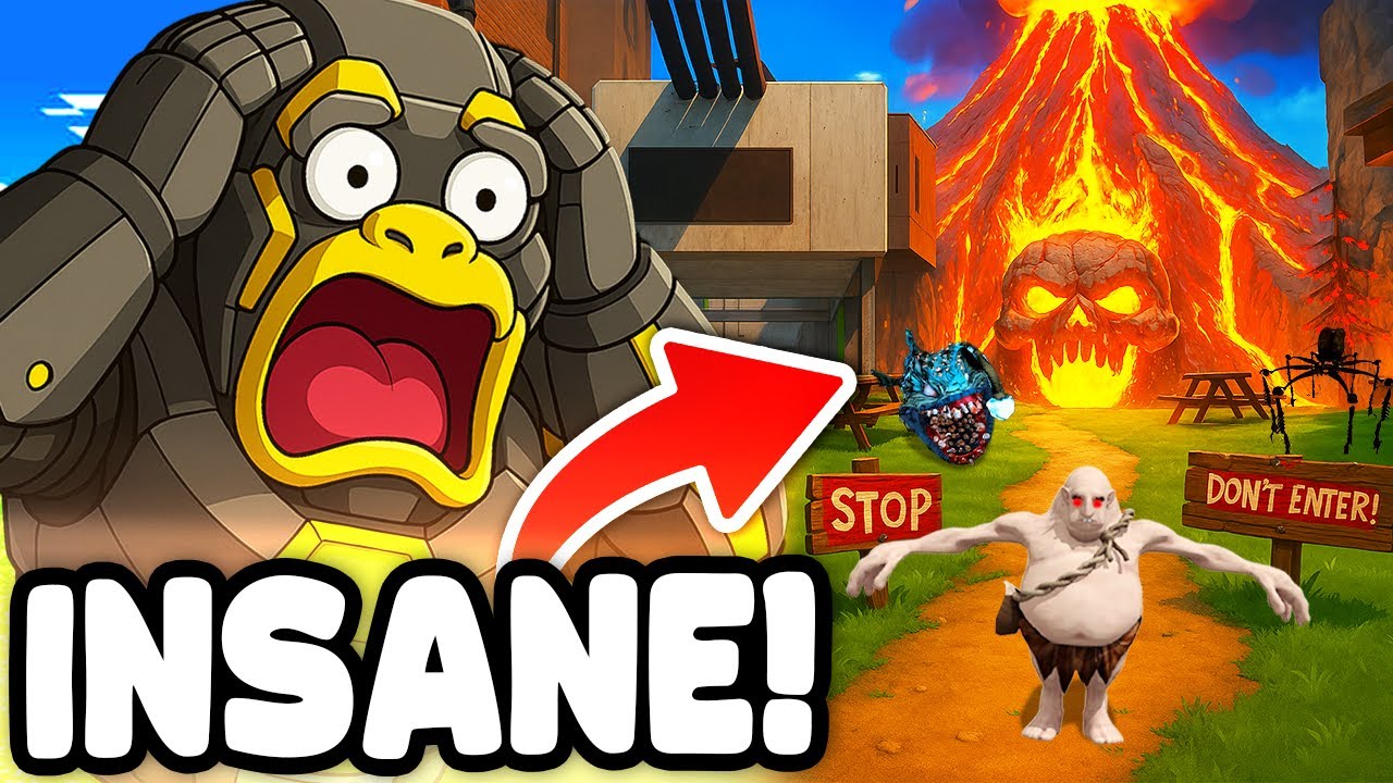 I Beat the HARDEST MAP as the ROBOT MONKEY in Animal Company! (Animal Company VR)