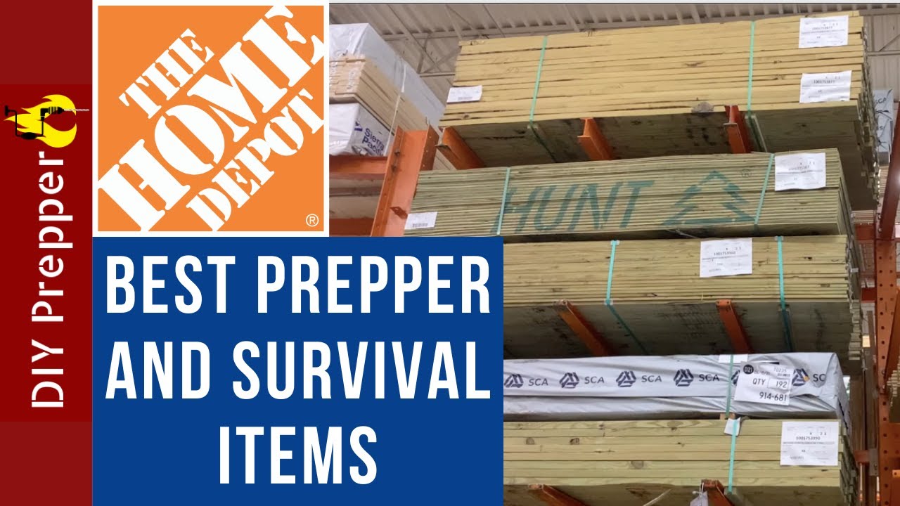 Best Prepper and Survival Items at Home Depot