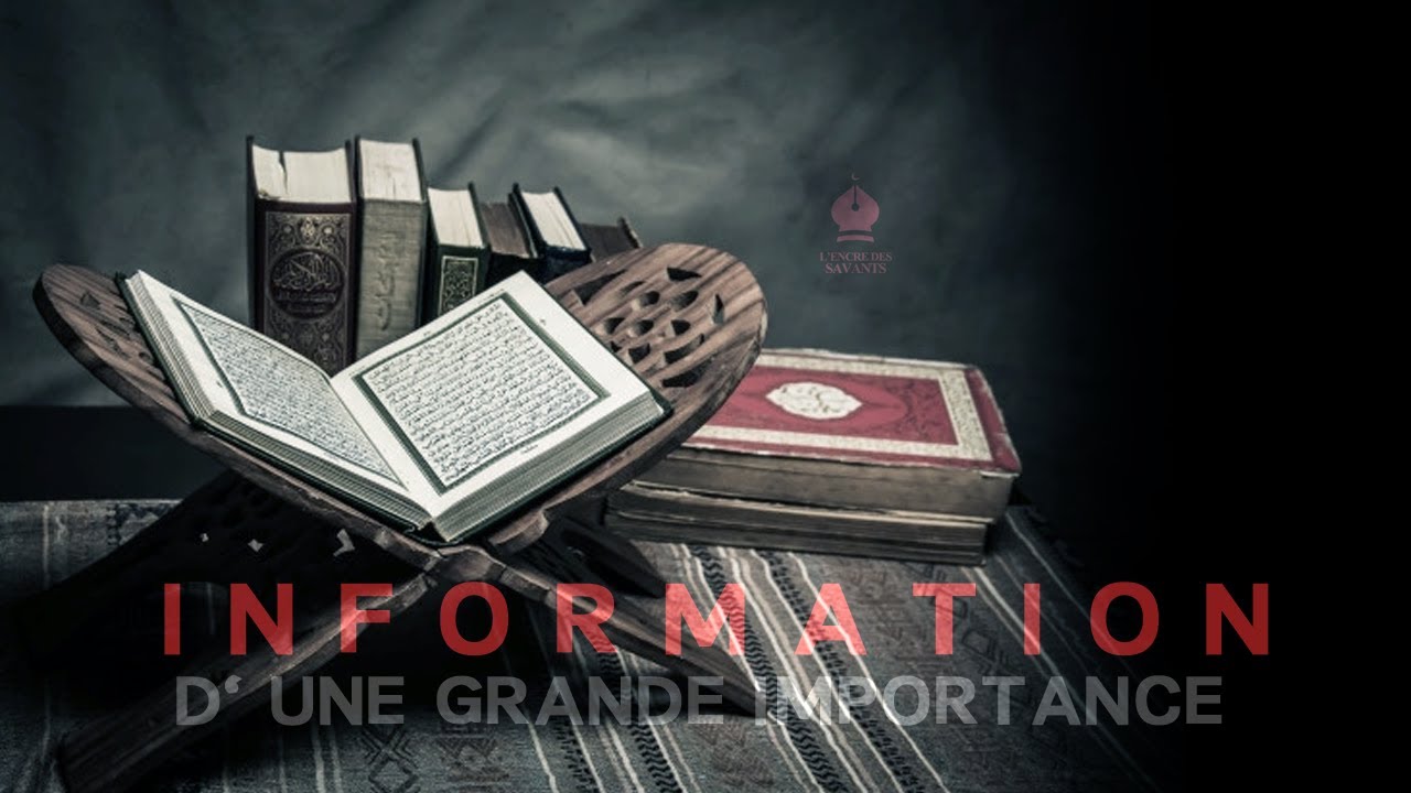 Information D'une Grande Importance
