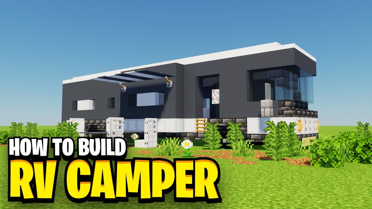 How To Build A RV CAMPER In Minecraft!
