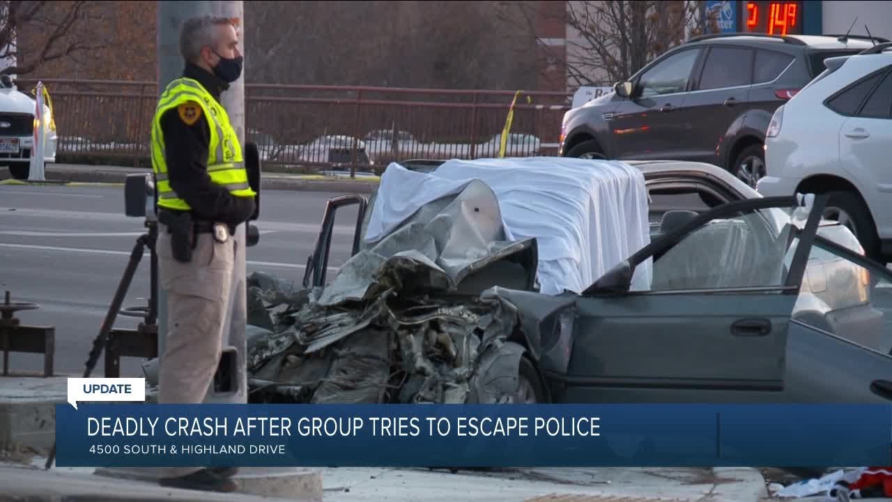 2 dead in Millcreek accident after car flees police