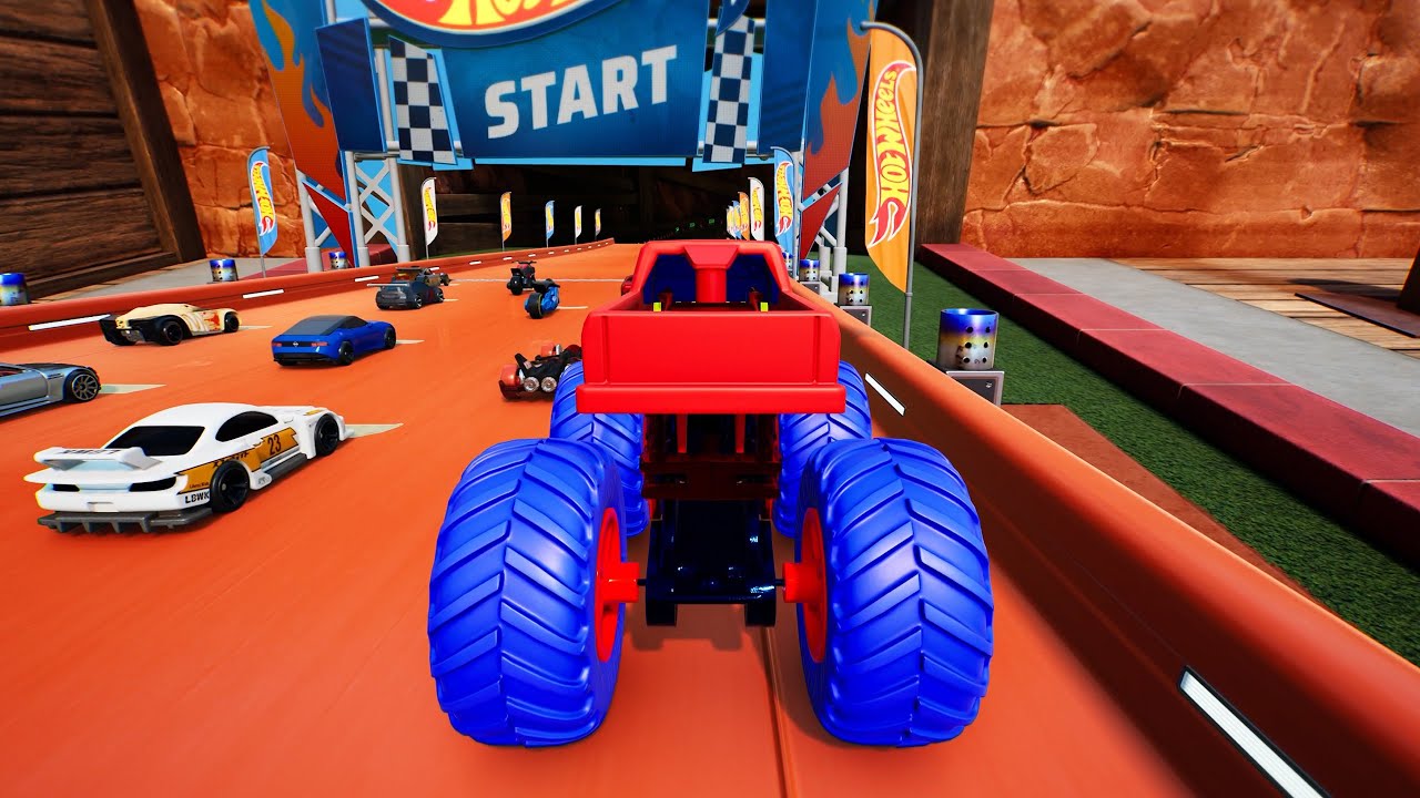 Hot Wheels Unleashed 2 - BIGFOOT Monster Truck In Spider Web
