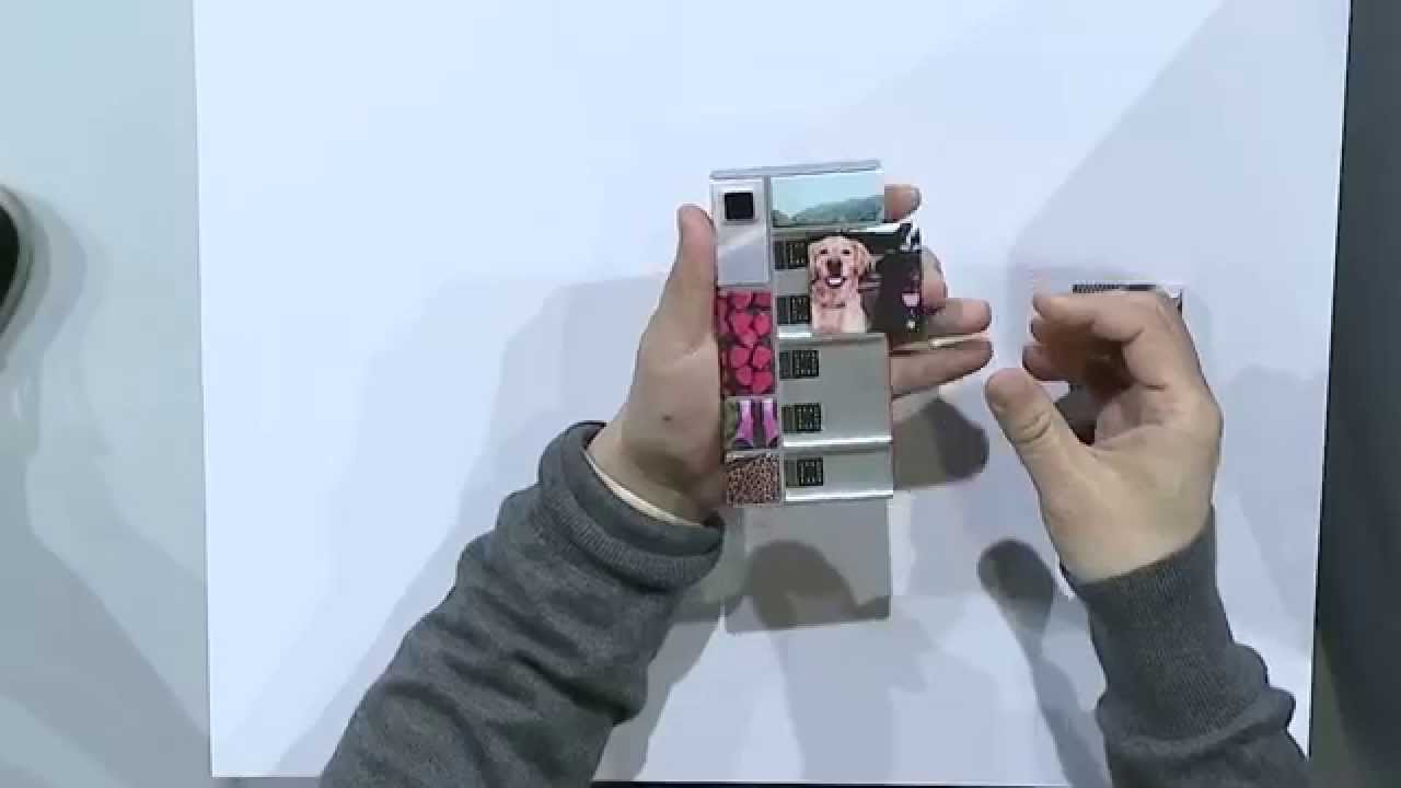Project Ara Developers Conference 2 (January 2015). Demonstration of Spiral 2 Ara phone.