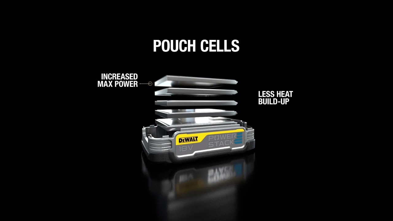 The new Dewalt POWERSTACK 5Ah battery gives you 50% more power Battery Explained 