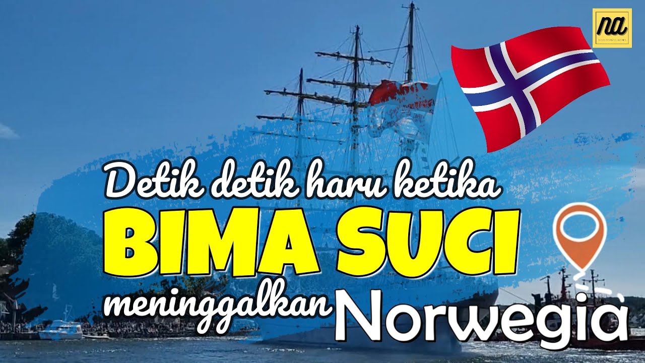 KRI BIMA SUCI - Трогательные моменты при выходе из норвежских вод VIKING.