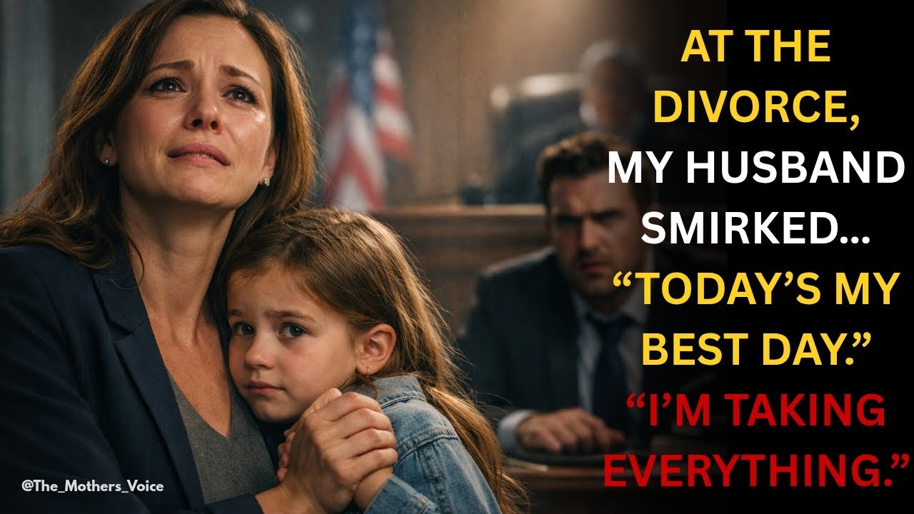 At Our Divorce, My Husband Smirked and Said,“Today’s My Best Day. I’m Taking Everything.”