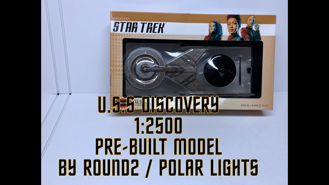 Prebuilt USS Discovery Display Model.