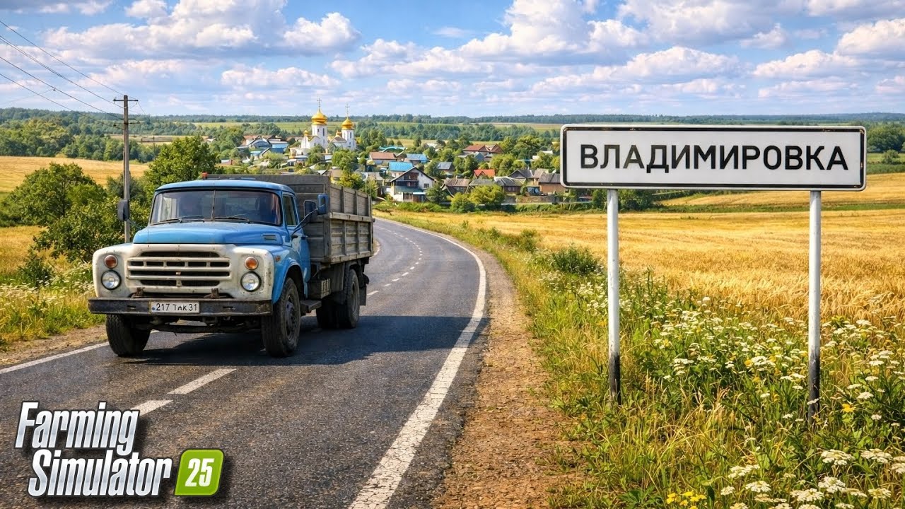 FS 25 БОЛЬШАЯ ВЛАДИМИРОВКА С БОЛЬШИМ РАЗМАХОМ !!! ЕСТЬ ЧЕМ ЗАНЯТЬСЯ !!! БОЛЬШОЙ ОБЗОР
