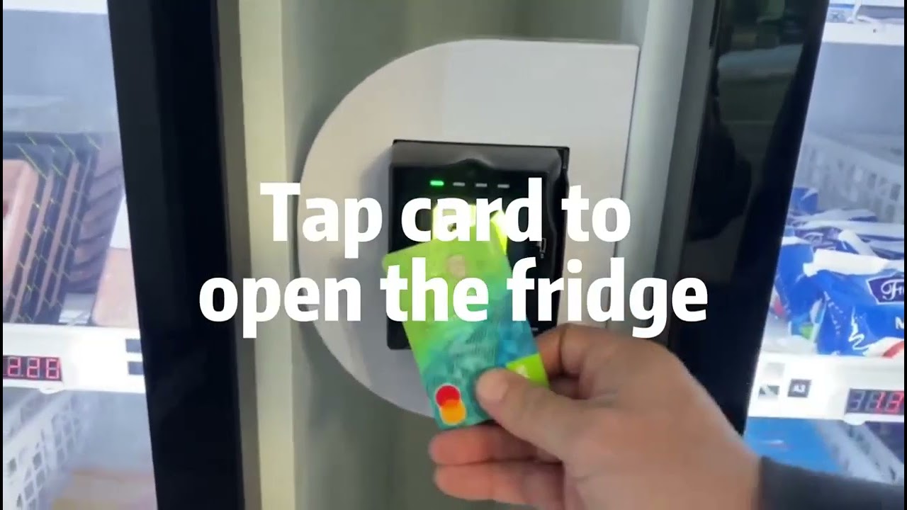 A 24/7 unattended retail store with multiple WEIMI smart fridge vending machines in Estonia.