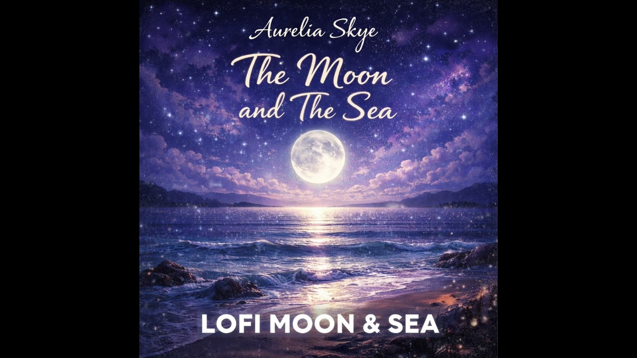 The Moon and The Sea – LOFI MOON & SEA (65 BPM Night Chill) | Aurelia Sky