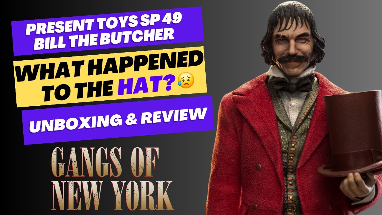 NEW Present Toys Bill The Butcher SP49 1/6 Figure:Scorsese's Gangs Of New York | Unboxing & Review