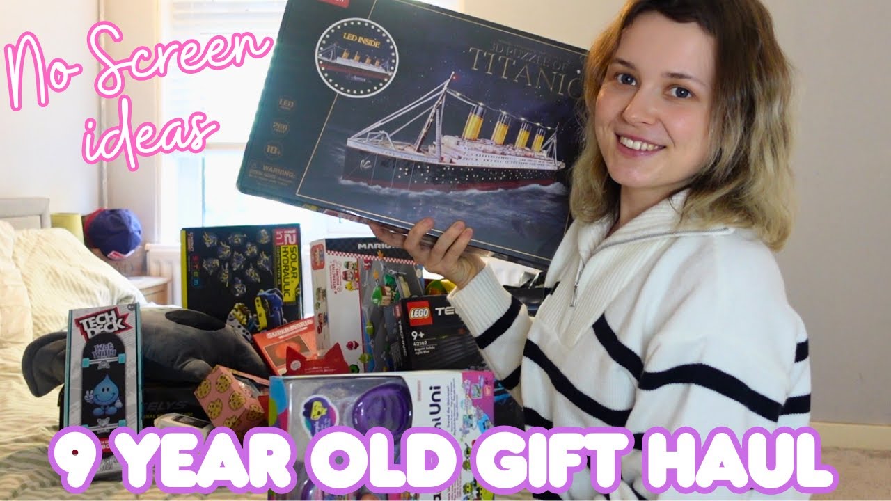 NO SCREEN GIFT IDEAS 9 YEAR OLD BOY| birthday presents, gift, haul 2025